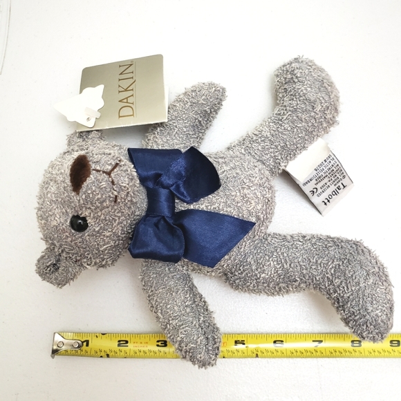 Dakin Terry Critters Talbott 8" Bear Gray Plush NWT - Picture 3 of 8